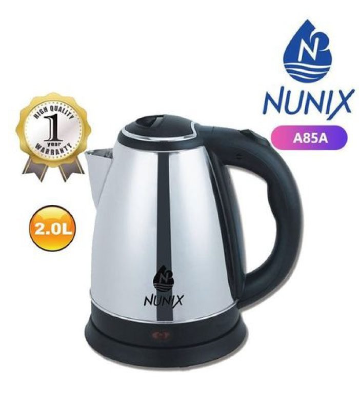 Nunix Kettle , Stainless Steel 2.0L Cordless Kettle A85A