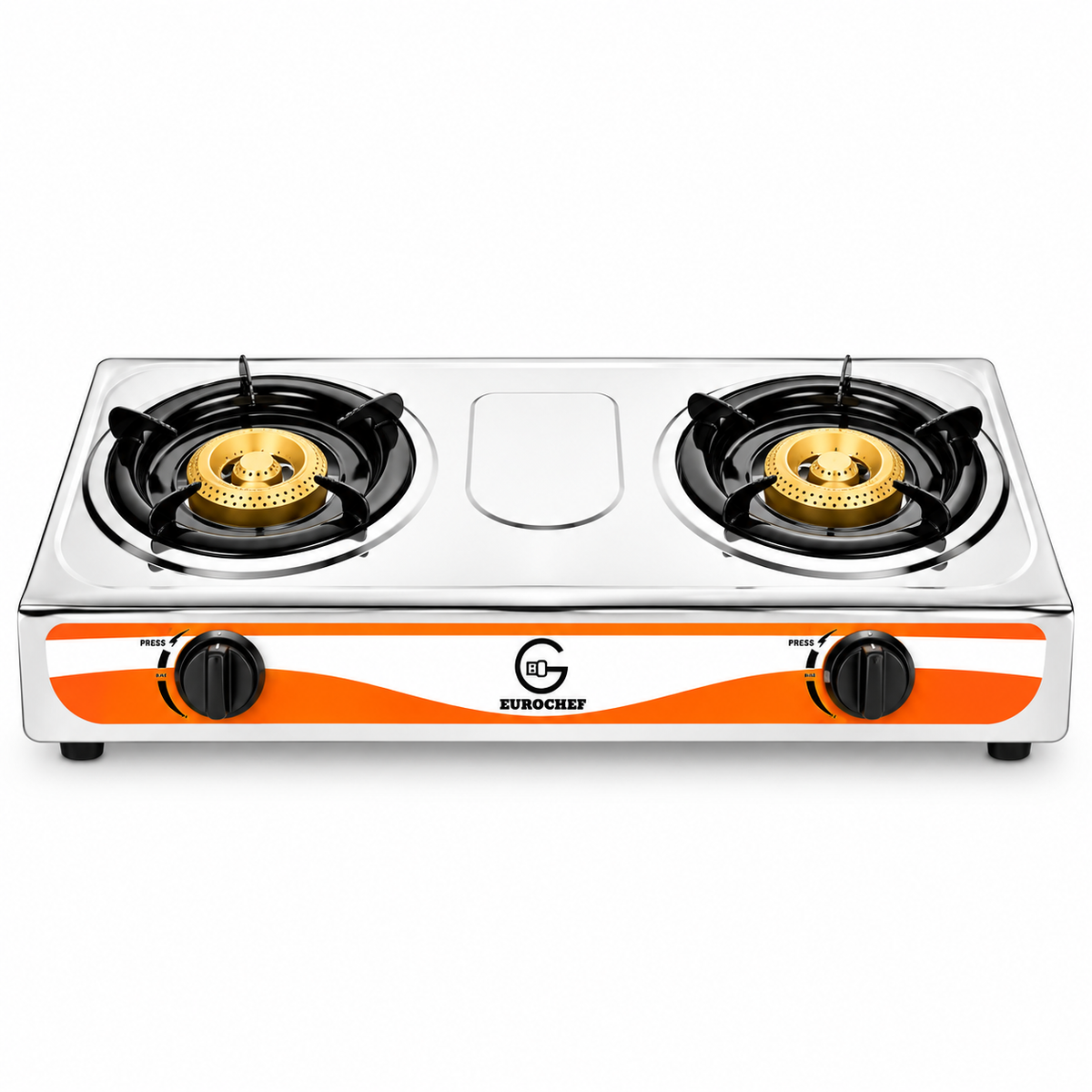 Eurochef Cooker 2 Burner Table Top Gas Cooker G-002W