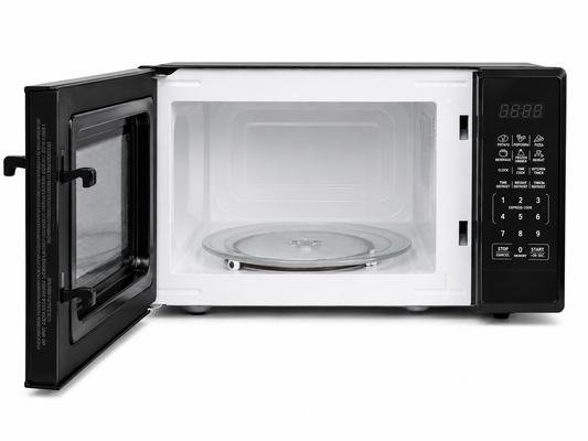 Vision Plus 20L Digital Solo Microwave Oven 700W, 10 Power Levels, Auto Cook Menu, Child Safety Lock, Black (VPMW20SD-B)