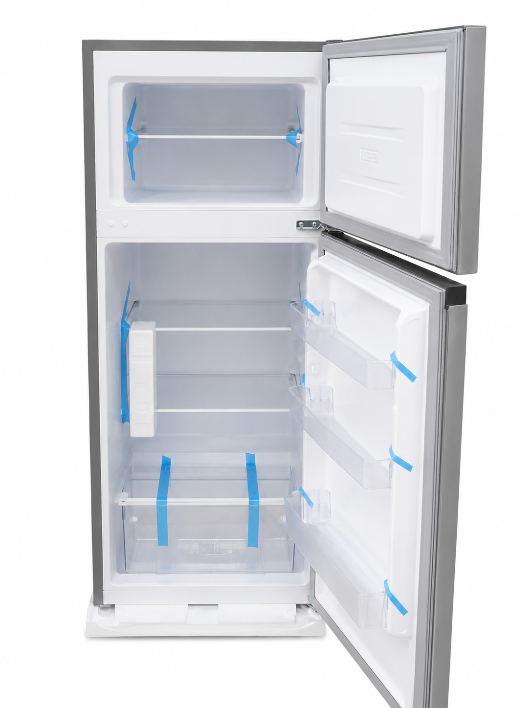 GNIX 206L Double Door Refrigerator GL-FR236-DF-S,Top Freezer, Fast Cooling, Energy Saving, Silver