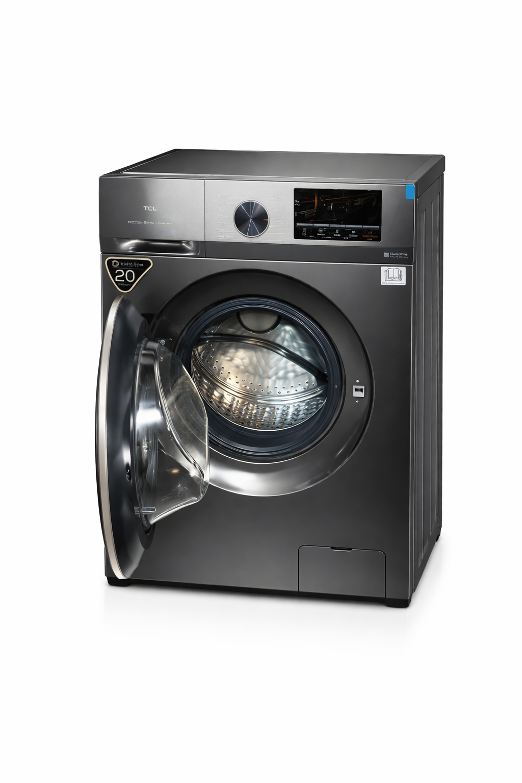 TCL 10/6KG C2110WDG Front Load Washing Machine and Dryer, Fully Automatic, 1200RPM, Steam Wash, DD Motor, A+++ Energy Saving
