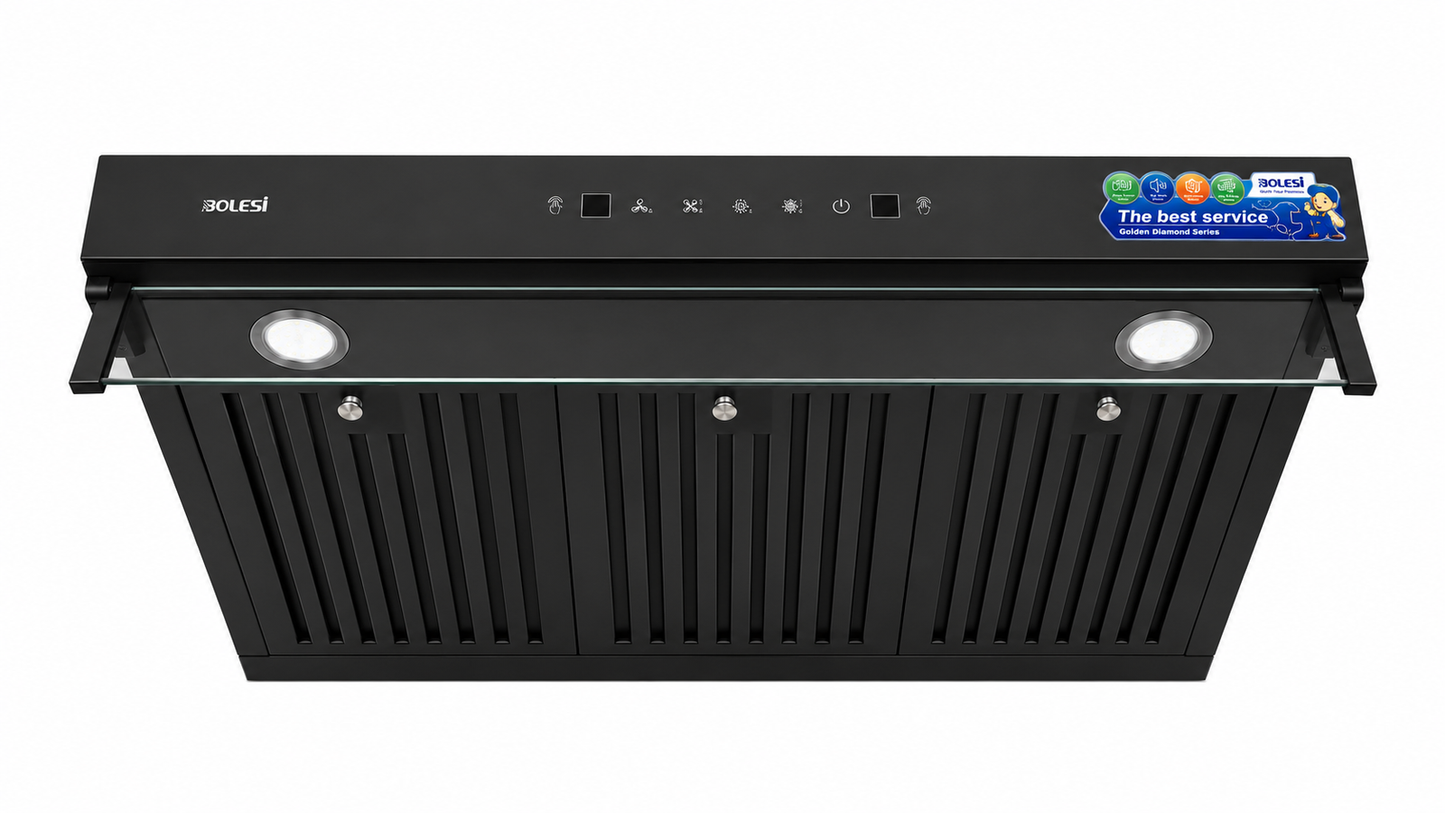 Bolesi Hood 90cm undercabinet B2-90W Golden Diamond