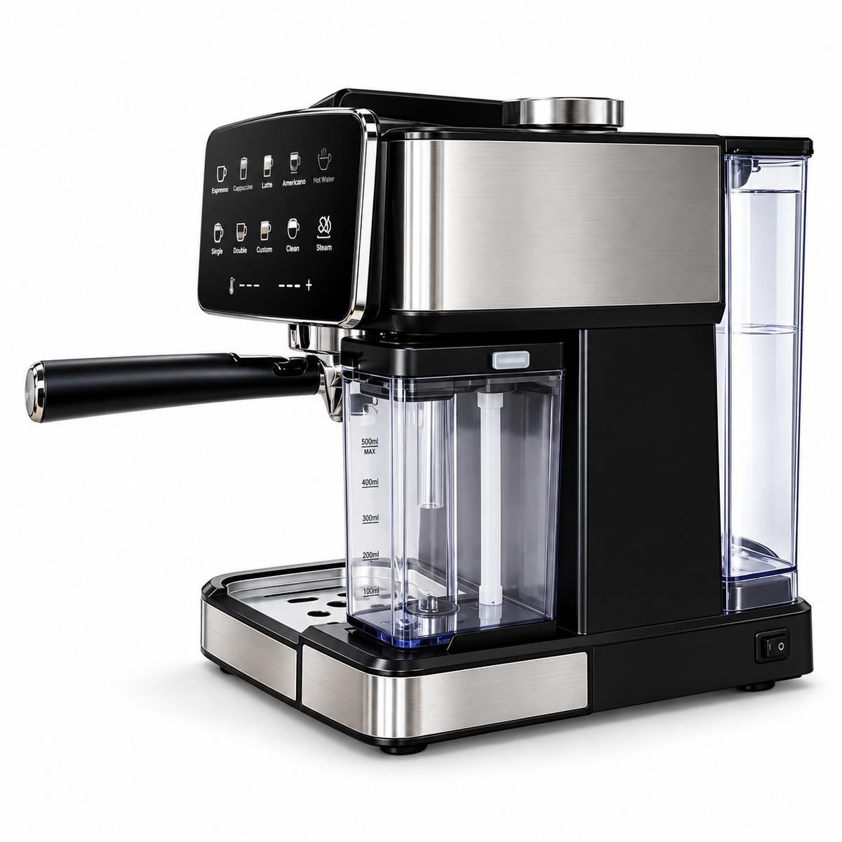 Tlac Coffee Machine Espresso TCFM-101 – 1.8L, Automatic Milk Frother, Touch Control, Cold Brew
