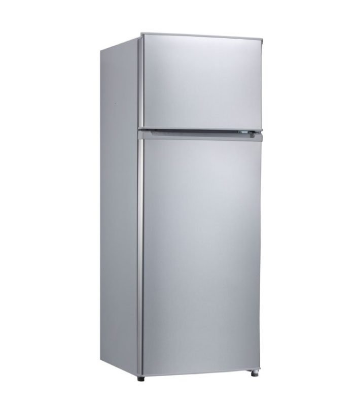 Mika Fridge 201Ltr , Direct Cool, Double Door Top Mount, Line Silver MRDCD207LS