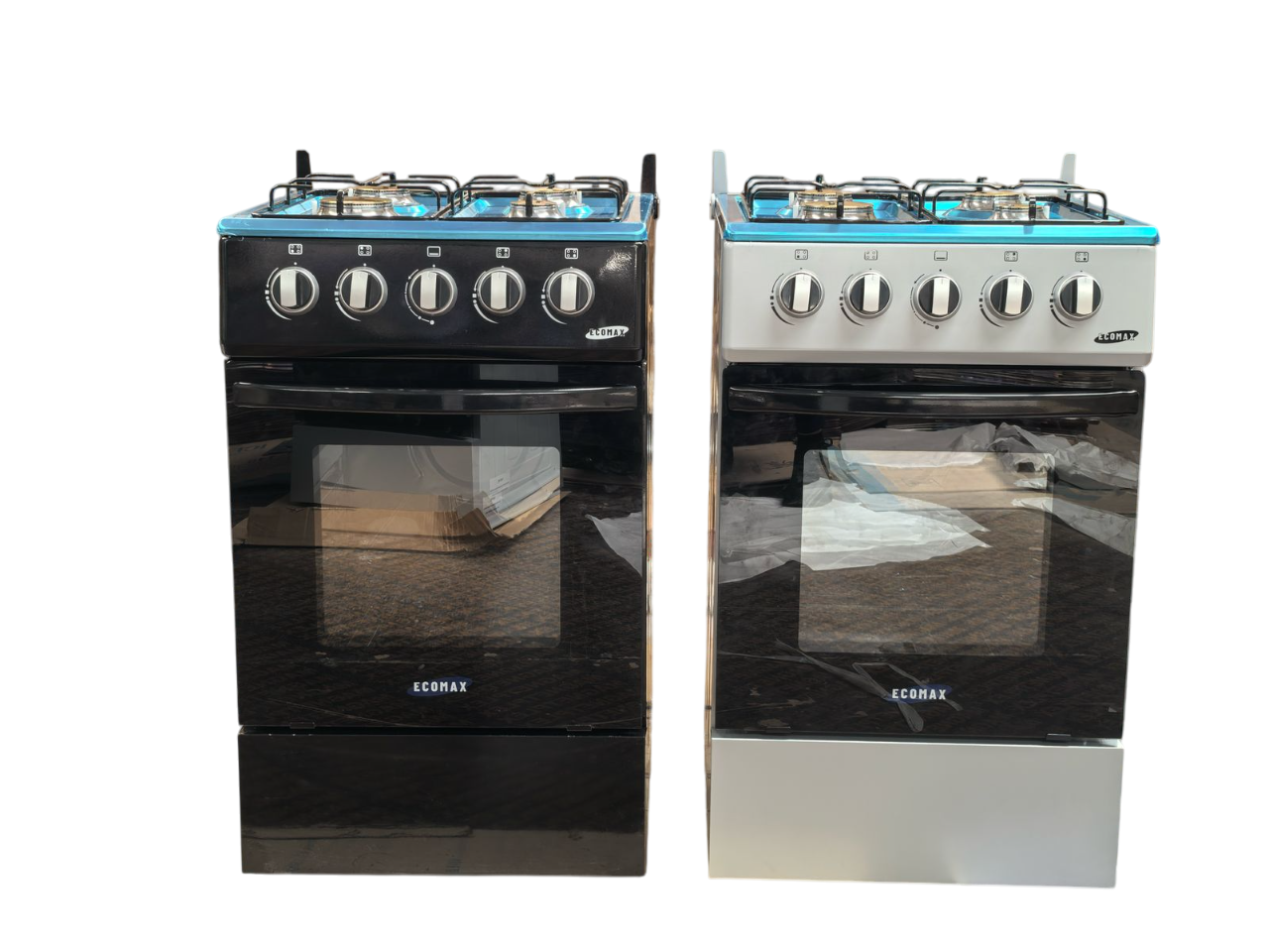 Ecomax Cooker 50x55cm 4 Gas Burners With Gas Oven