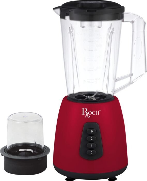 Roch Blender 2-in-1 With Grinder, Red