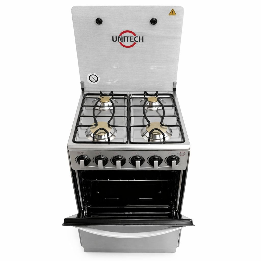 Unitech Cooker Free standing 4 Gas + Gas Oven DW0011