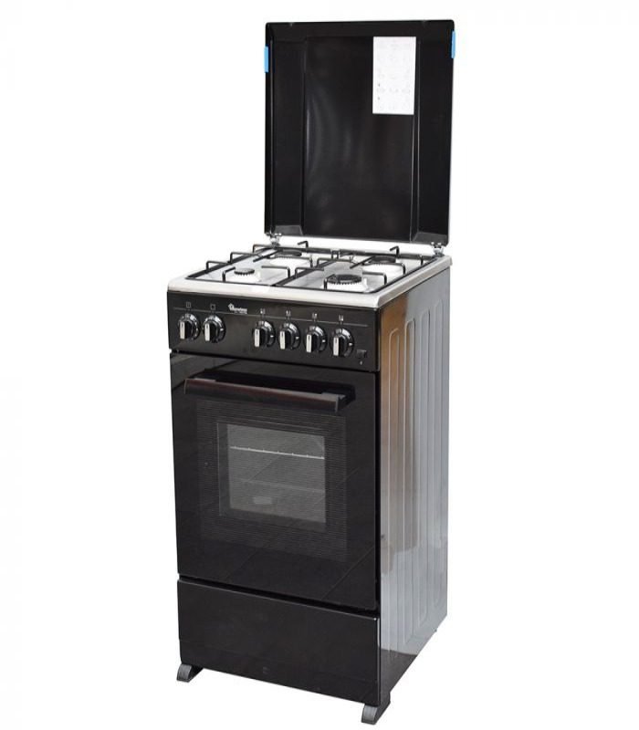Ramtons Cooker 4 Gas 50X50 All Gas Cooker Black - RF/355