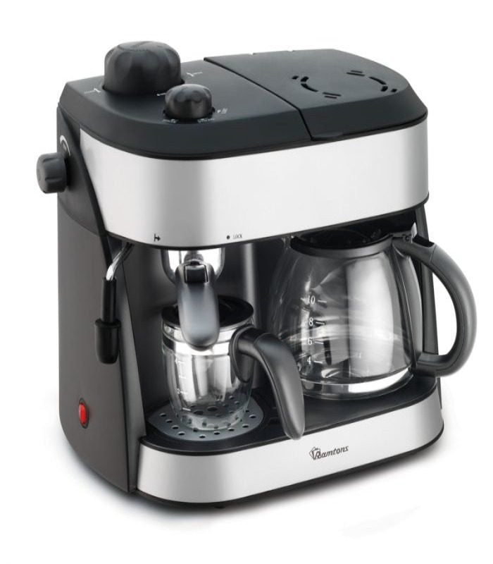 Ramtons Cappuccino Maker With milk frother Black- RM/273
