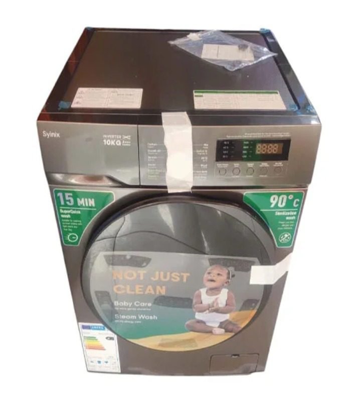 Syinix Washing Machine 10Kg Front Load Fully Automatic