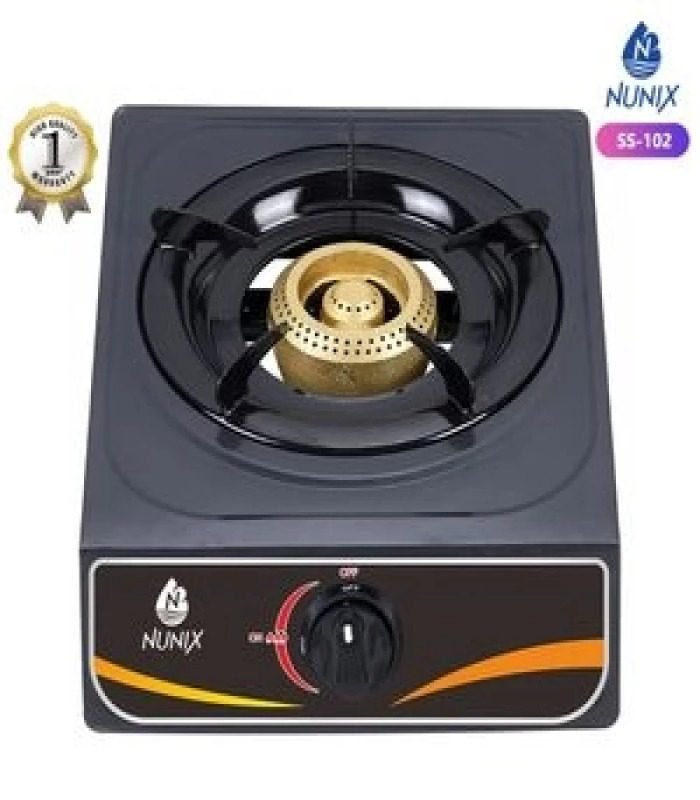 Nunix Cooker Table Top Single Gas Cooker Burner With Auto Ignition SS-102