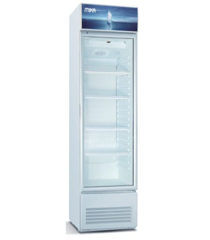 Mika Chiller - Upright Showcase Chiller- 280L - 180W MSFU2801WG