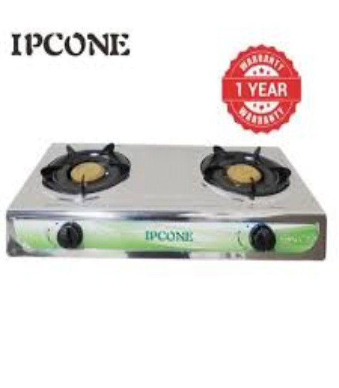 Ipcone Cooker 2 Burner Gas Tabletop Stainless Steel 7102