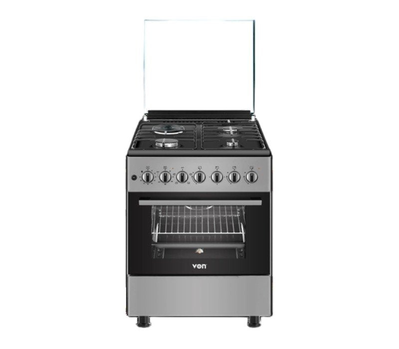 Von Cooker 3 Gas + 1 Electric VCF663141FFS Silver