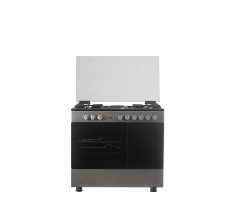 Von Cooker 4 Gas + 2 Electric - VCF964261FSY 2 Rapid Black and Inox Grey
