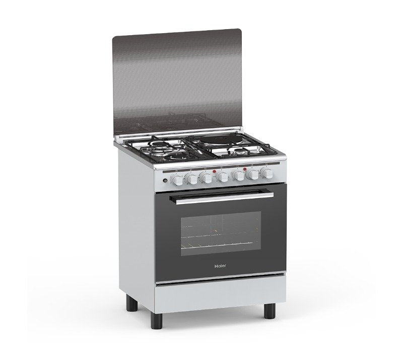 Haier Cooker 3Gas + 1Electric 60X60 with Electric Oven - HCR2031EESLP