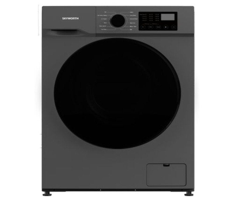 Skyworth Washing Machine Front Load 10KG Automatic Washer With 7KG Dryer DDR Drive Grey (1YR WRTY) F10233RBY
