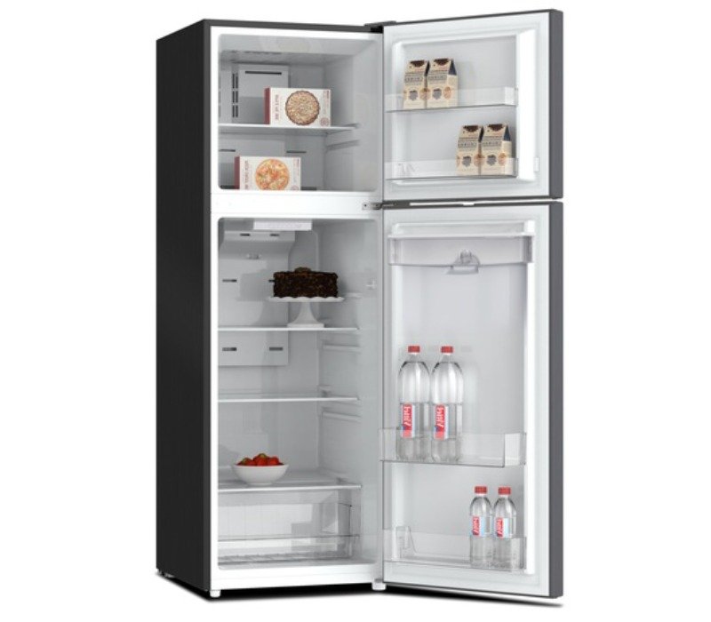 Von Fridge Double Door 195L Silver VRT-195DRHS