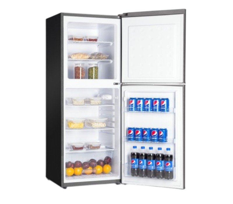 Von Fridge Double Door 195L Inox VRT-196DRHX