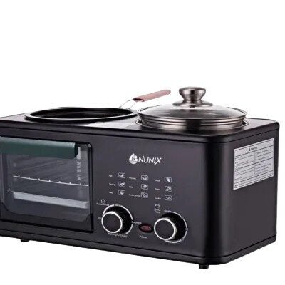 Nunix Breakfast Maker 6 Litres 3 in 1 Oven with Cook Pot and Grill Pan BE-06
