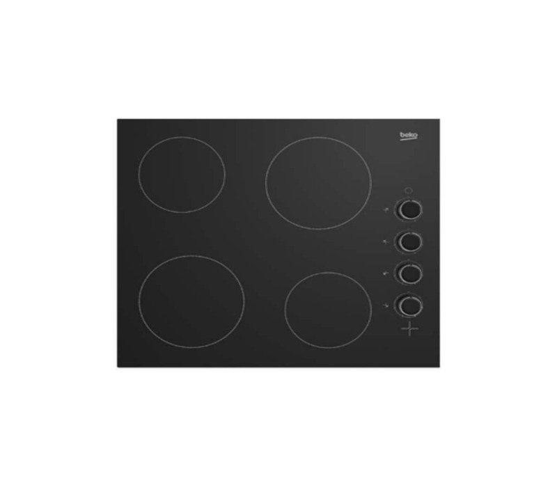Beko Hob 60cm Vitro ceramic Black Glass HCC64103