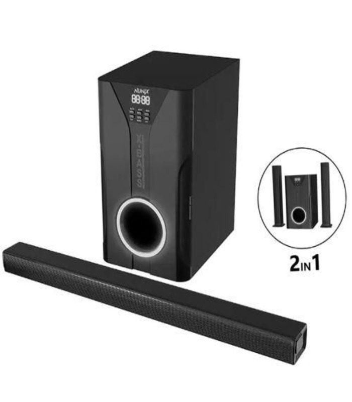 Nunix Sound Bar Mini System 2.1 Subwoofer NU-A61