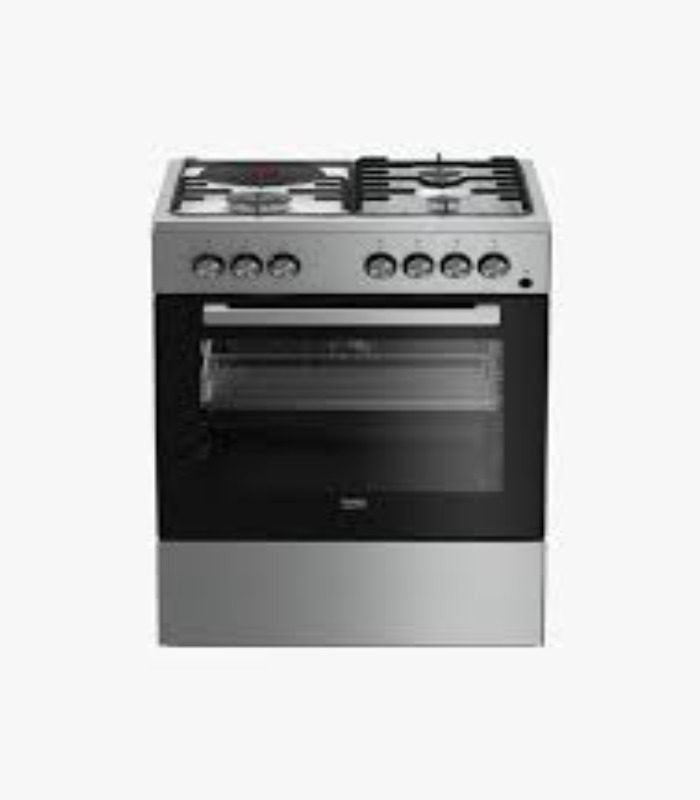 Beko Cooker, 3 Gas Burners and 1 Hotplate, Electric Oven 60l FSET63110DX