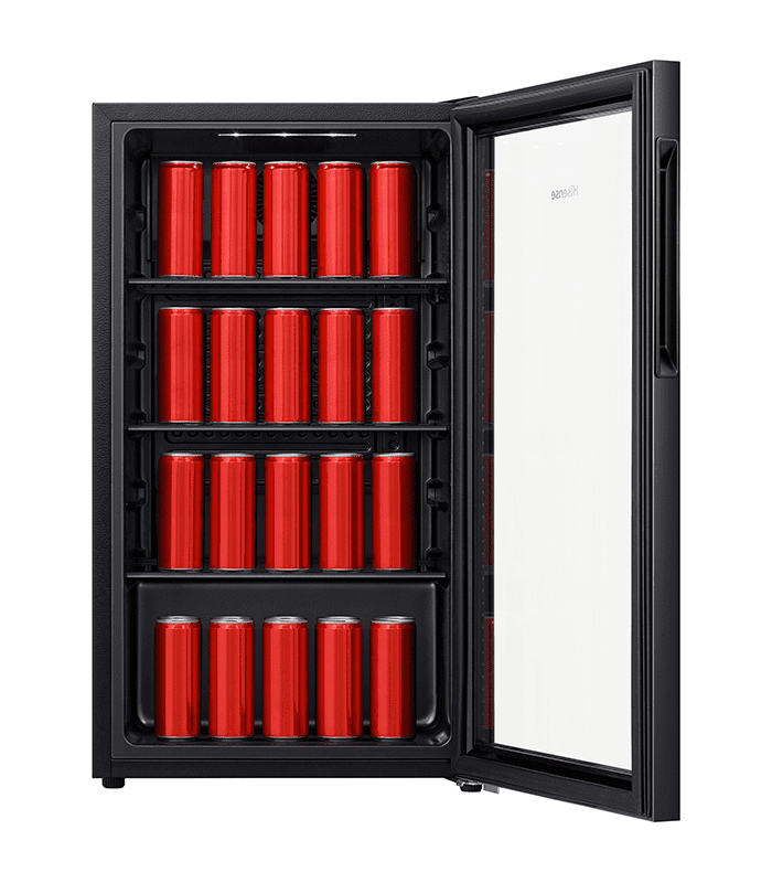 Hisense Fridge, Chiller JC-94 91L Glass Door Beverage Cooler