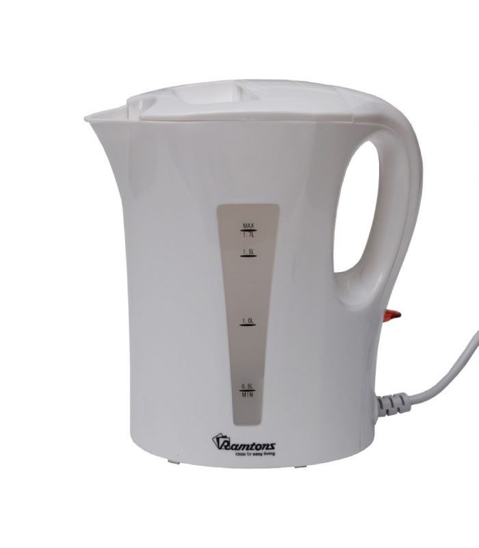 Ramtons Kettle, Corded Electric Kettle 1.7 Liters White - RM/399