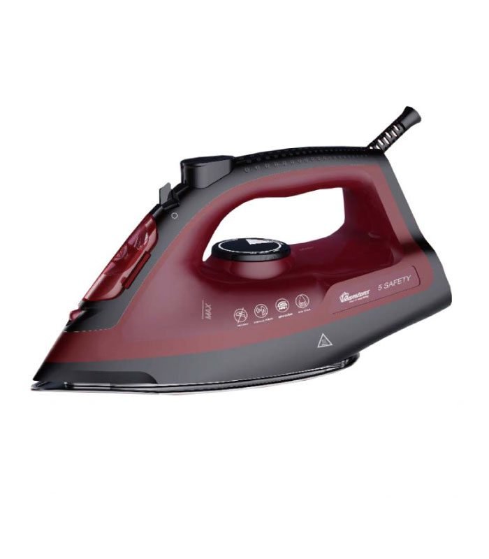 Ramtons Iron, Red Steam Iron - RM/584