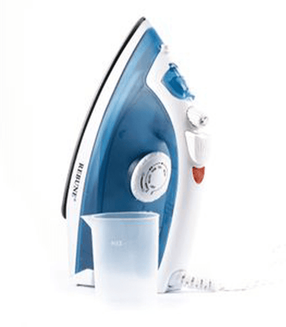 Rebune Iron, White and Blue Electric Steam Iron RE-3-040