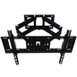 Universal 32–85 Inch Double Arm Full Motion TV Wall Mount Bracket  Swivel Tilt Extendable Heavy Duty TV Holder