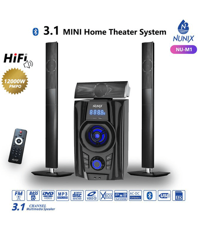 Nunix Speaker, Home Theater System M1 3.1