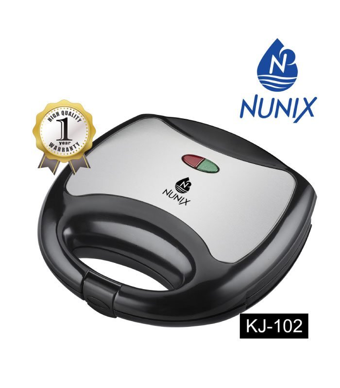 Nunix Sandwich, 2 In 1 Sandwich Maker And Toaster KJ102