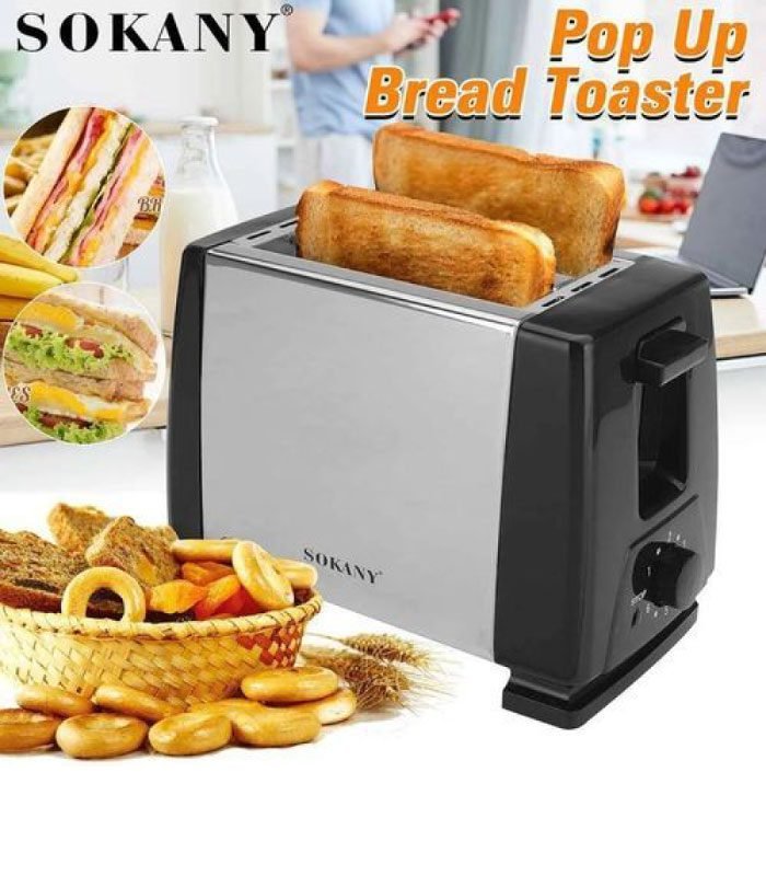 Sokany Toaster, 2 Slice Bread SK-016S