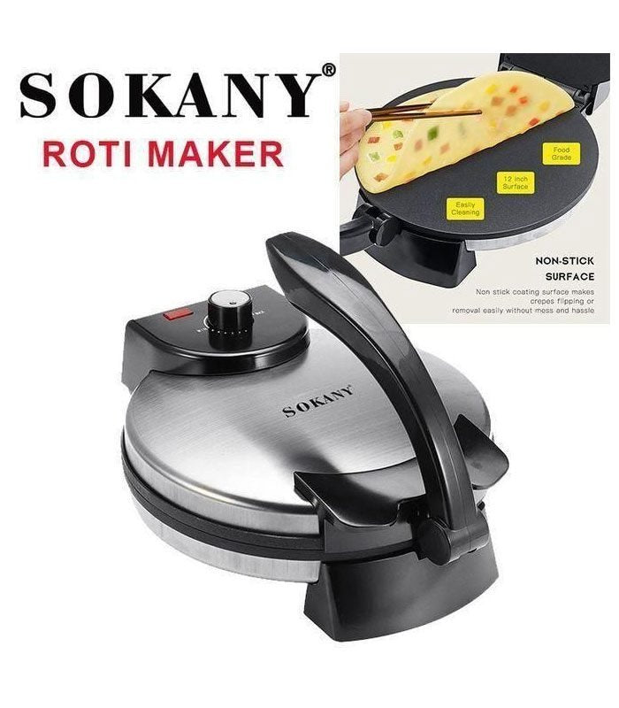 Sokany Chapati Maker, Modern Electric Roti/Chapati Maker/Pancake Maker KJ-507