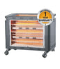 Mika Heater MH301 - Quartz Heater, 800-1600W - Red &amp; Black