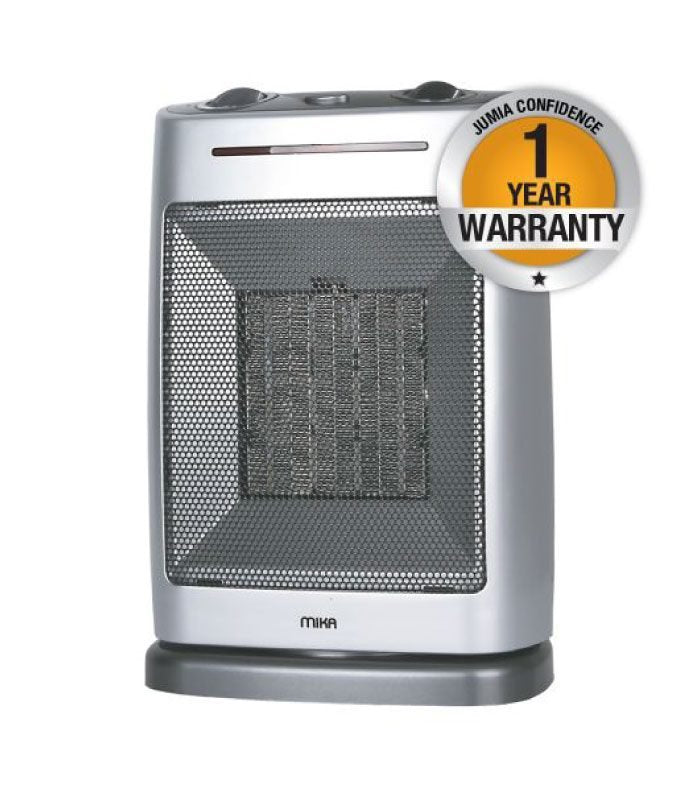 Mika Heater MH201 - Ceramic Heater, 750W-1500W - Silver