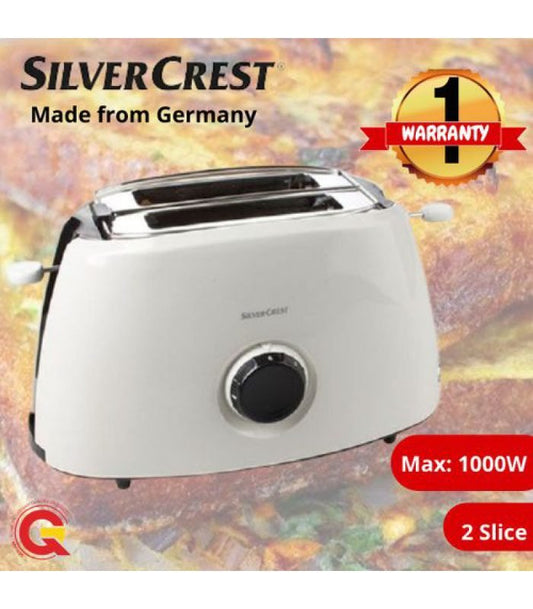 Silvercrest Toaster 2 Slice Classic - 1000W - White
