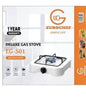 Eurochef Cooker Durable Table Top Single Burner Gas Cooker EG-S01