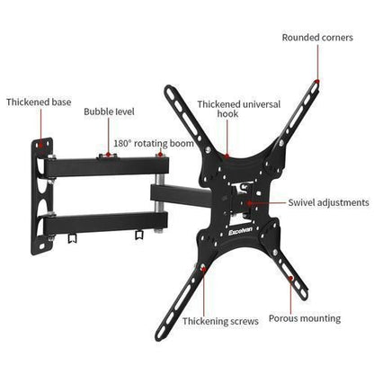 TV bracket Home Design Rotating 14" - 55" Full Motion Swivel TV Bracket