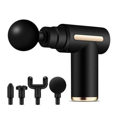 Rebune Massage Gun 25W – Deep Tissue Muscle Massager, Rechargeable, 4 Heads, Portable Pain Relief Device