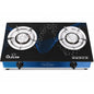 Olelon 2 Burner Glass Top Gas Cooker  Table Top LPG Stove, Tempered Glass Surface, Energy Saving Burners