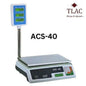 Tlac Weighing Scale Electronic with Stainless Steel Pan, LCD Display, 5G Precision ACS-40