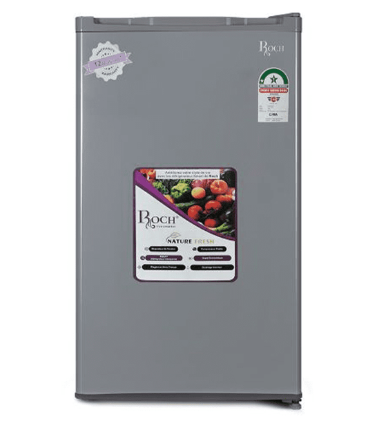 Roch Fridge RFR-120S-I Single Door Refrigerator - 90 Litres - Silver