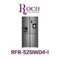 Roch Fridge Side By Side 420L Multi Cooling and ACS Technology Silver RFR-525IWD4-I