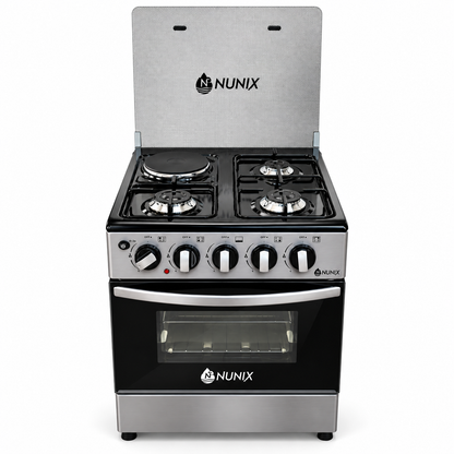 Nunix cooker Free Standing 3 Gas+1 Hotplate With Gas Oven 1year warranty WLD-560-3G1E size 50*55