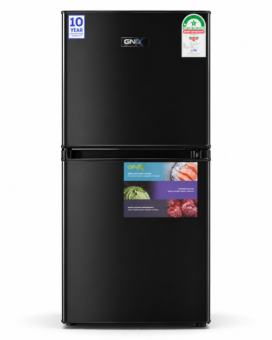 Gnix 138litres single door frost fridge FR168 black
