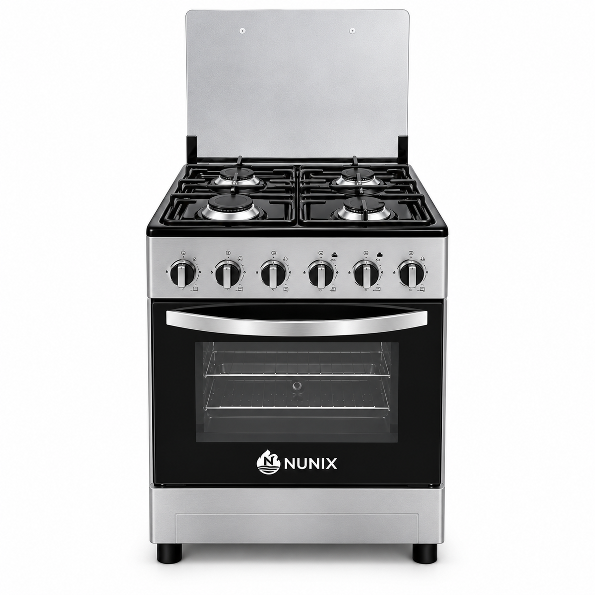 Nunix Cooker Free standing 4-Gas Burner,Gas Oven KZ-560-GO-S-50×55