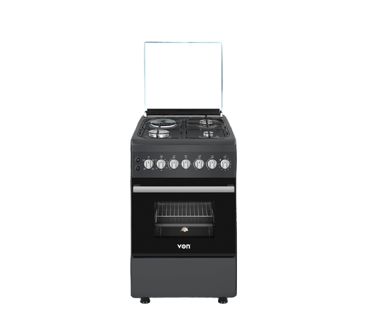 Von Cooker 3 Gas + 1 Electric VCF563141NFG Graphite Grey